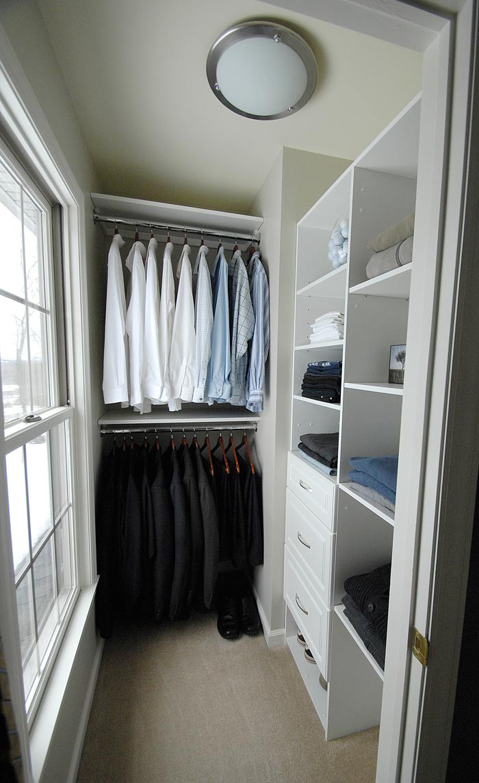 DIY master closet Living Rich on Less